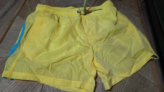 Bañador Sundek Rayas Azul y Amarillo