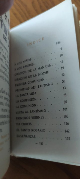 Libro vintage  primera comunión