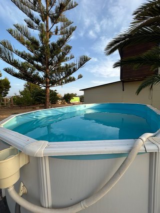 Piscina desmontable de chapa