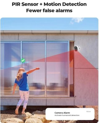 Cámara de Seguridad WiFi 2K 3MP para Exterior
