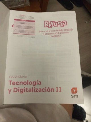 Libro secundaria Tecnología y Digitalización II.
