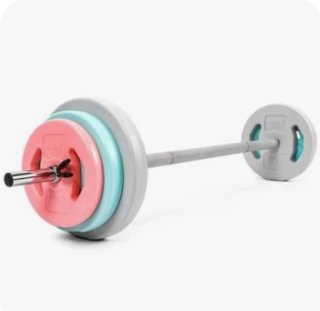 Set Pesas Vivid Pump 20kg con Barra