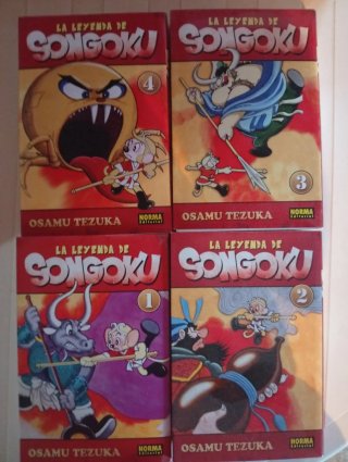 La leyenda de de Songoku completa 4 tomos