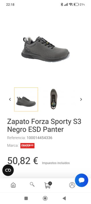 Zapatos de seguridad Panter T42