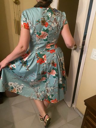 Vestido vintage floral como nuevo