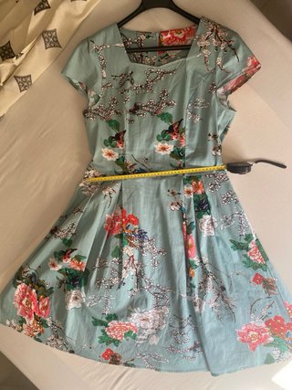 Vestido vintage floral como nuevo