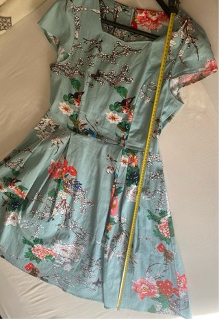 Vestido vintage floral como nuevo