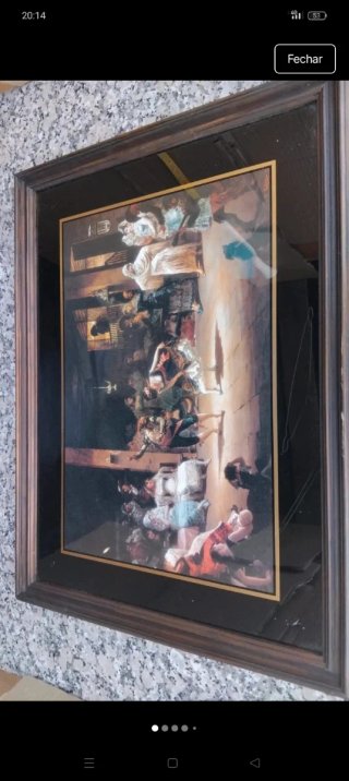 Quadro La danza de la lámpara de aceite, Josep