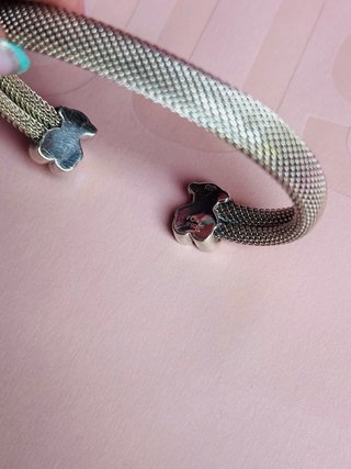 Pulsera Tous Semirrígida Malla Oso