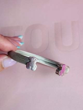 Pulsera Tous Semirrígida Malla Oso