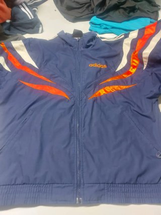 Chándal Adidas Azul y Naranja vintage