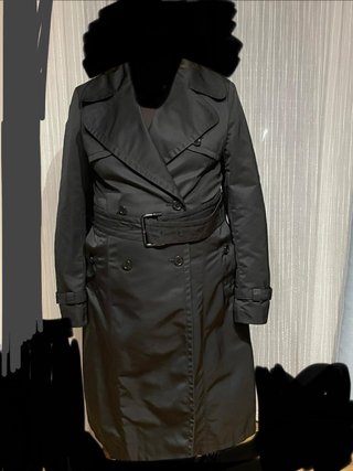 Gabardina Burberry T.46 Negra