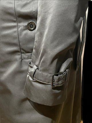 Gabardina Burberry T.46 Negra