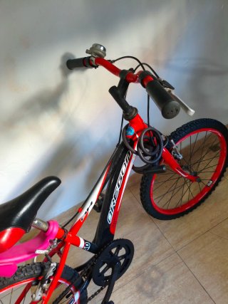 Bicicleta 20 Roja y Negra