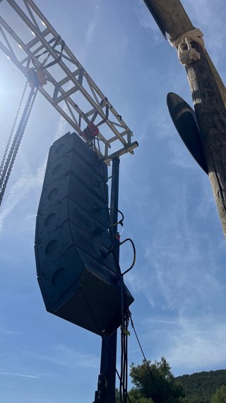 Line Array Completo CR AUDIO componentes FAITAL