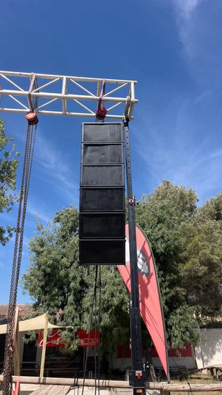 Line Array Completo CR AUDIO componentes FAITAL