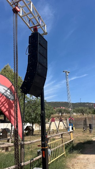 Line Array Completo CR AUDIO componentes FAITAL