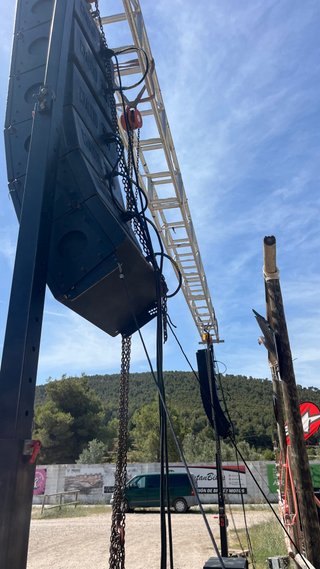 Line Array Completo CR AUDIO componentes FAITAL