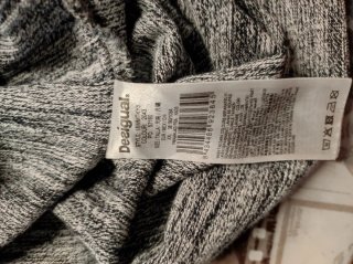 Camiseta Desigual Gris Estampada