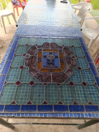 Vidriera decorativa estilo vitral plomada