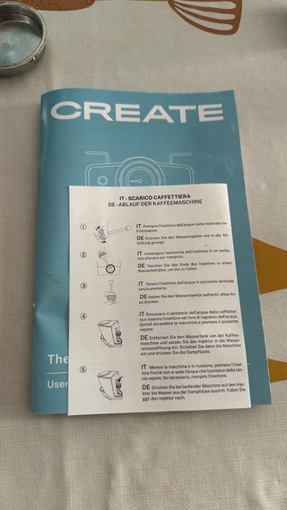 Cafetera Espresso Create Thera Retro Azul
