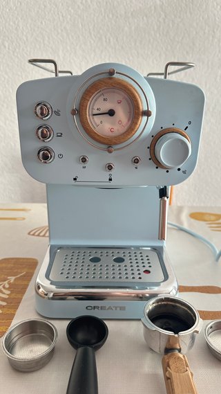 Cafetera Espresso Create Thera Retro Azul