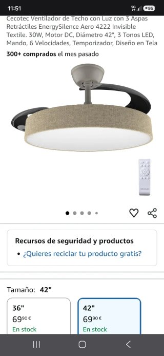 Cecotec Energysilence Aero 4222 Ventilador