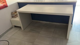 Mesa de escritorio blanca 150cm