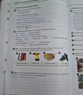 Les blogueurs 2, Cahier d'exercices