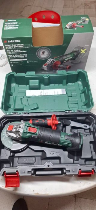Radial Amoladora Angular Parkside 20V (Solo Unidad