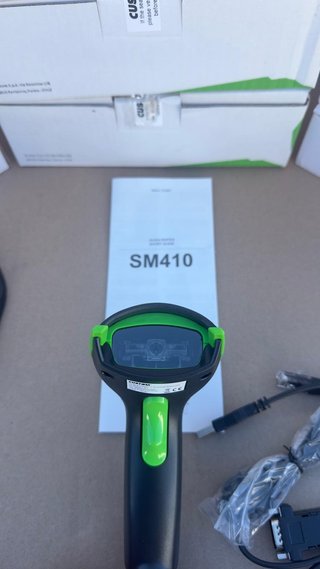 Scanner Barcode Custom SM410 1D Nuovo Kit Completo