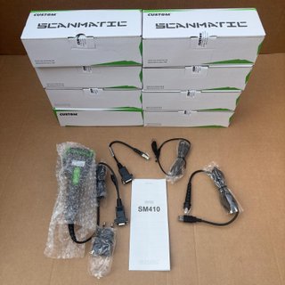 Scanner Barcode Custom SM410 1D Nuovo Kit Completo
