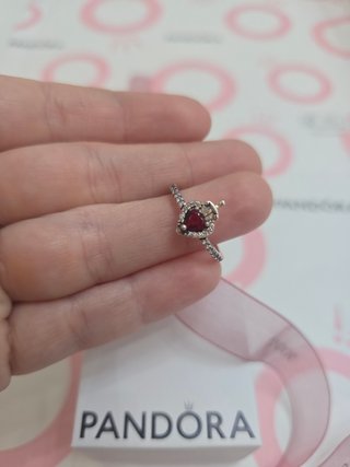 Anillo Pandora Corazón Maléfica Disney Talla 56
