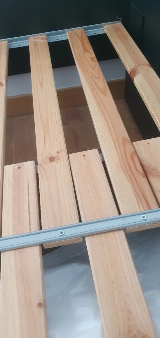 Cama Brimnes IKEA Negro Madera
