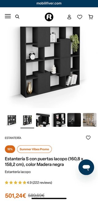Estantería Libreria Mobili Fiver diseño italiano