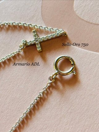 Pulsera Tous Oro 18k + Cruz Diamantes