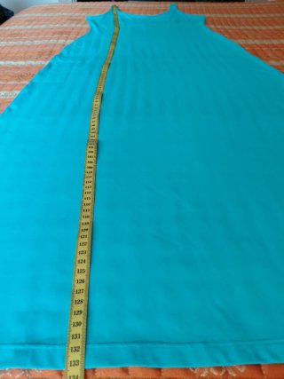 Vestito aderente turchese taglia M