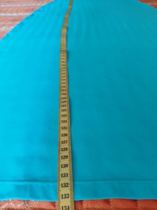 Vestito aderente turchese taglia M