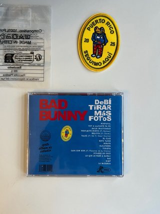 Bad Bunny DTMF CD + Parche Colección