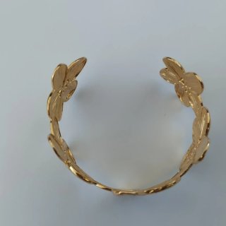 Set gioielli fiore oro e verde