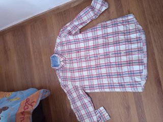 Camisa Petegaz Cuadros Rojo Blanco