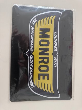 Chapa Monroe Shock Absorbers Coleccionista