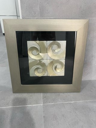 Cuadro decorativo moderno en relieve