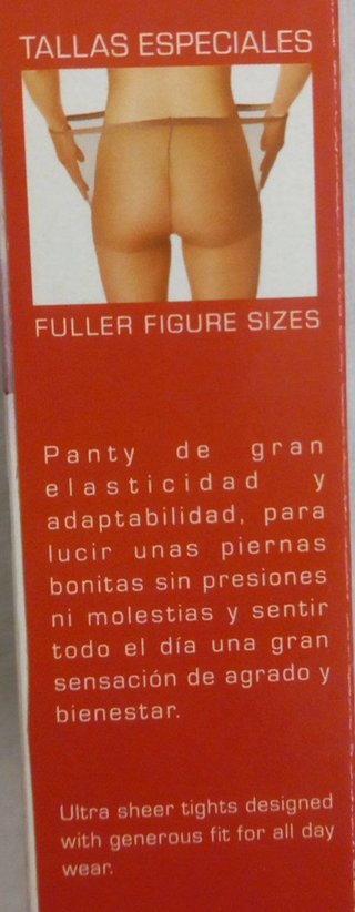 Pack 5 Pantys Marie Claire Supertalla XL Beige