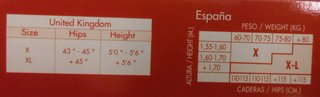 Pack 5 Pantys Marie Claire Supertalla XL Beige