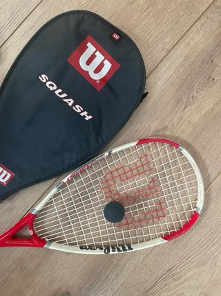 Raqueta de Squash Wilson con funda