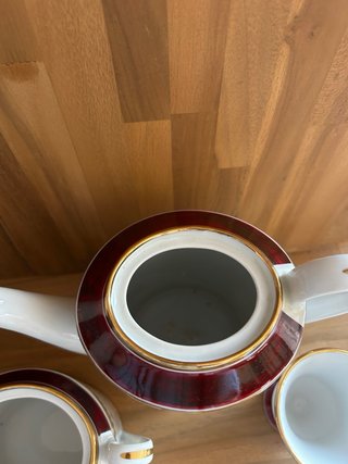 Juego de cafe mazagran porcelana francesa