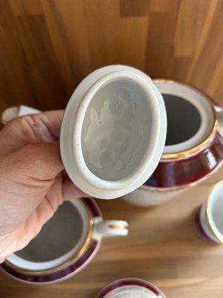 Juego de cafe mazagran porcelana francesa