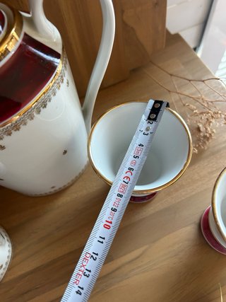 Juego de cafe mazagran porcelana francesa