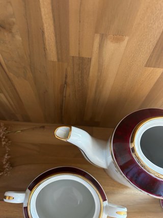 Juego de cafe mazagran porcelana francesa